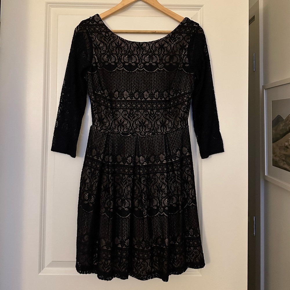 B. Darlin Black Lace Dress - Size 9/10